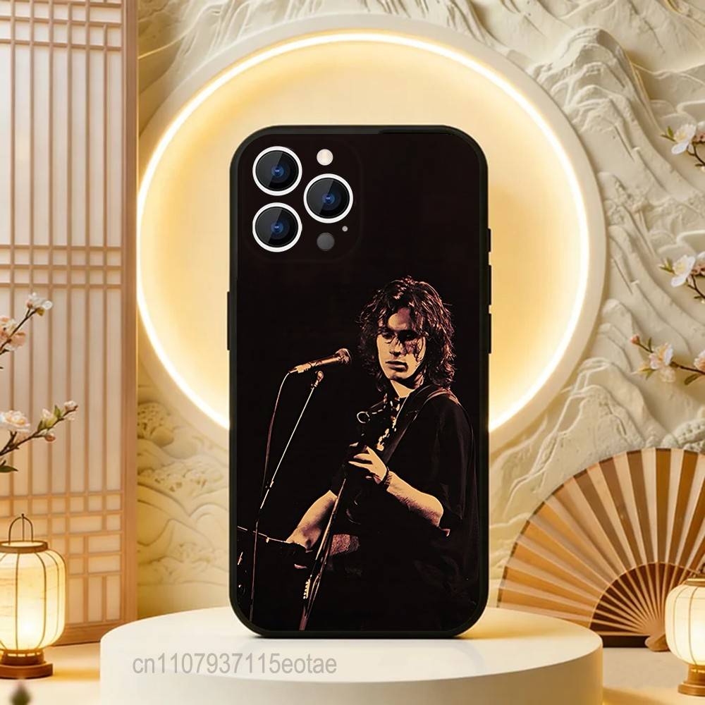 SINGER J-Jeff B-Buckley Grace Phone Case For iPhone 17,16,15,14,13,12,11,Pro,Max,Plus,E,Air,Mini Protective Black Cover