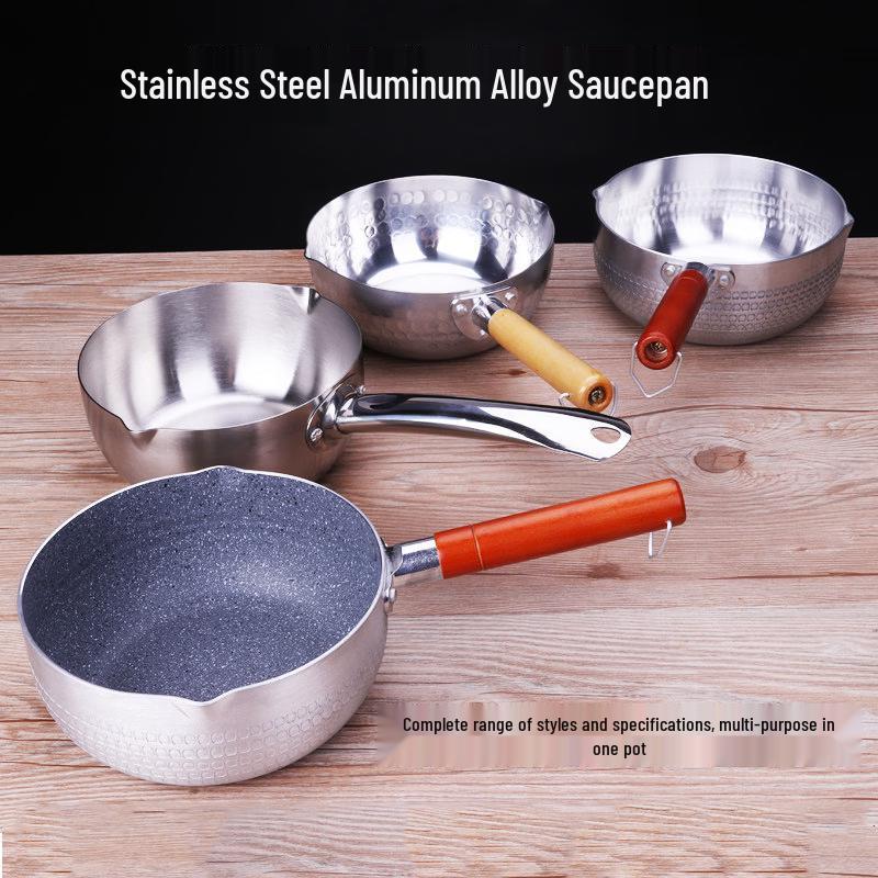 LIEI Thickened Aluminum Ramen & Frying Pot Set