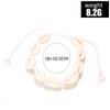 Women Shell Anklet Adjustable Natural Shell Hand-woven Anklet Beach Foot Jewelry For Girls