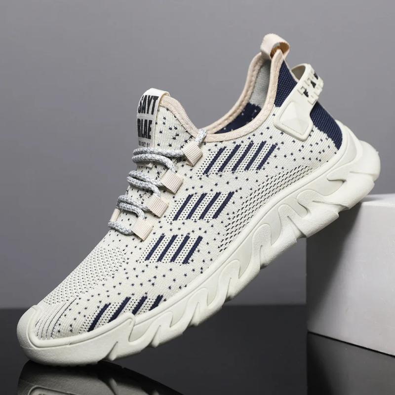 Men's Shoes Trendy Mesh Shoes Spring Shoes Men's Shoes Outdoor Casual Men's Sports Shoes Flying Knitting