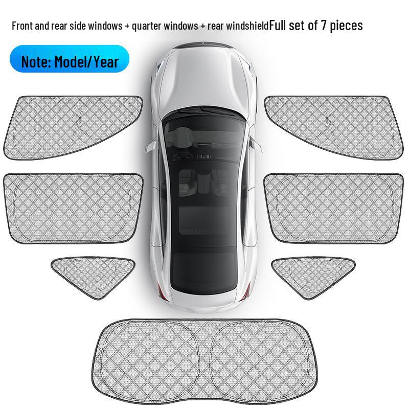 Nezha Car Sunshade Privacy Curtain - Thick Heat Insulation for V/S/X/U Models