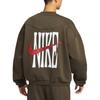 Nike Sportswear Men's Fleece Crew Neck Sweatshirt 'Medium Olive' IQ3819-212