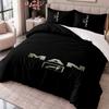 MAN 3Pcs Bedding Set Duvet Cover With Two Pillowcases For Bedroom Home Decoration