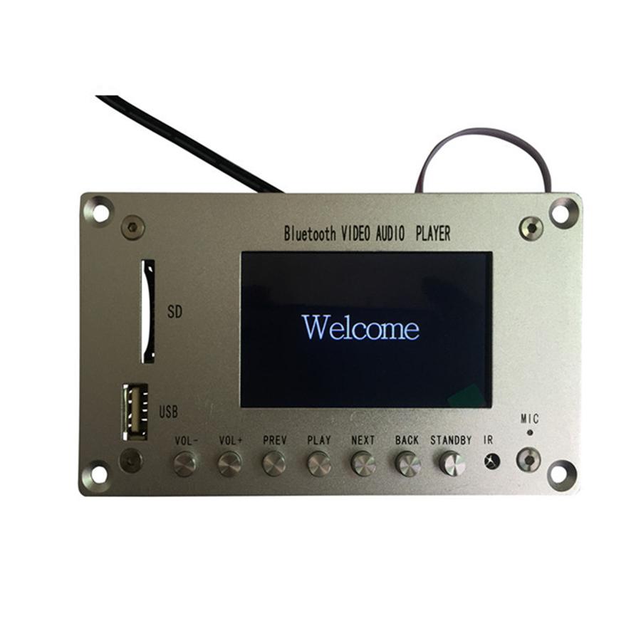 

3 Inch LCD MP3 Decoder Board Bluetooth 4.2 Receiver HD Video Player 1 SET