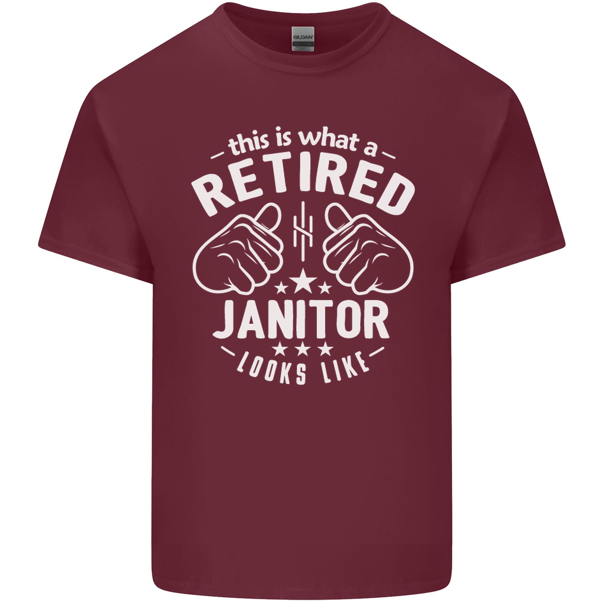 This Is What a Retired Janitor Looks Like Unisexs Light Cotton TShirt S