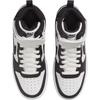 Nye Nike Court Borough 2 Sklisikre Slitesterke Mid-Top Barneskatesko Hvit Rød CD7782-126