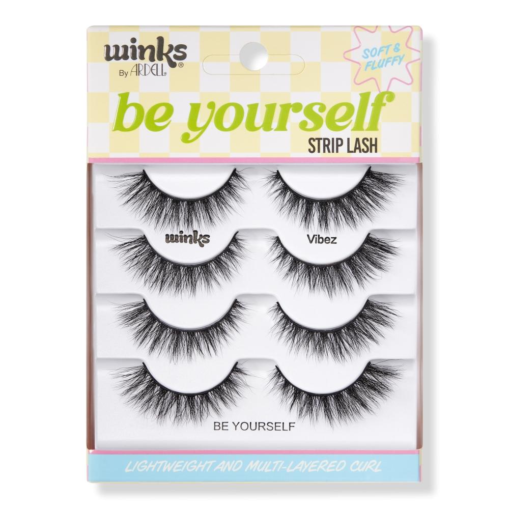 

Ardell Winks Be Yourself Vibez, Black Strip Lash, 4 пары