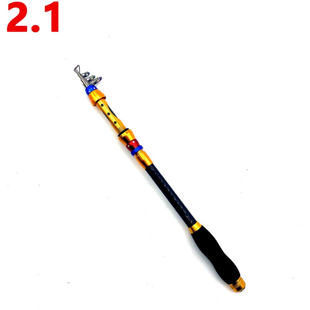 1.8m-3.6m Telescopic spinning rod carbon Fishing Rod Telescopic Fishing Rod Portable Bass Fishing Rods for Trout Carp Fishing Fishing Tackle