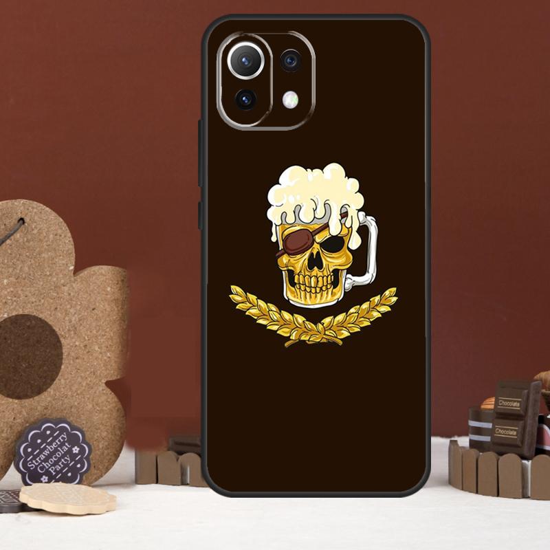 Beer Mug Beer Bubbles Case For Xiaomi 14 15 Ultra 15T 14T 13T 17 Pro Max POCO X7 Pro X5 X6 F5 F6 F7 F8 Ultra Cover