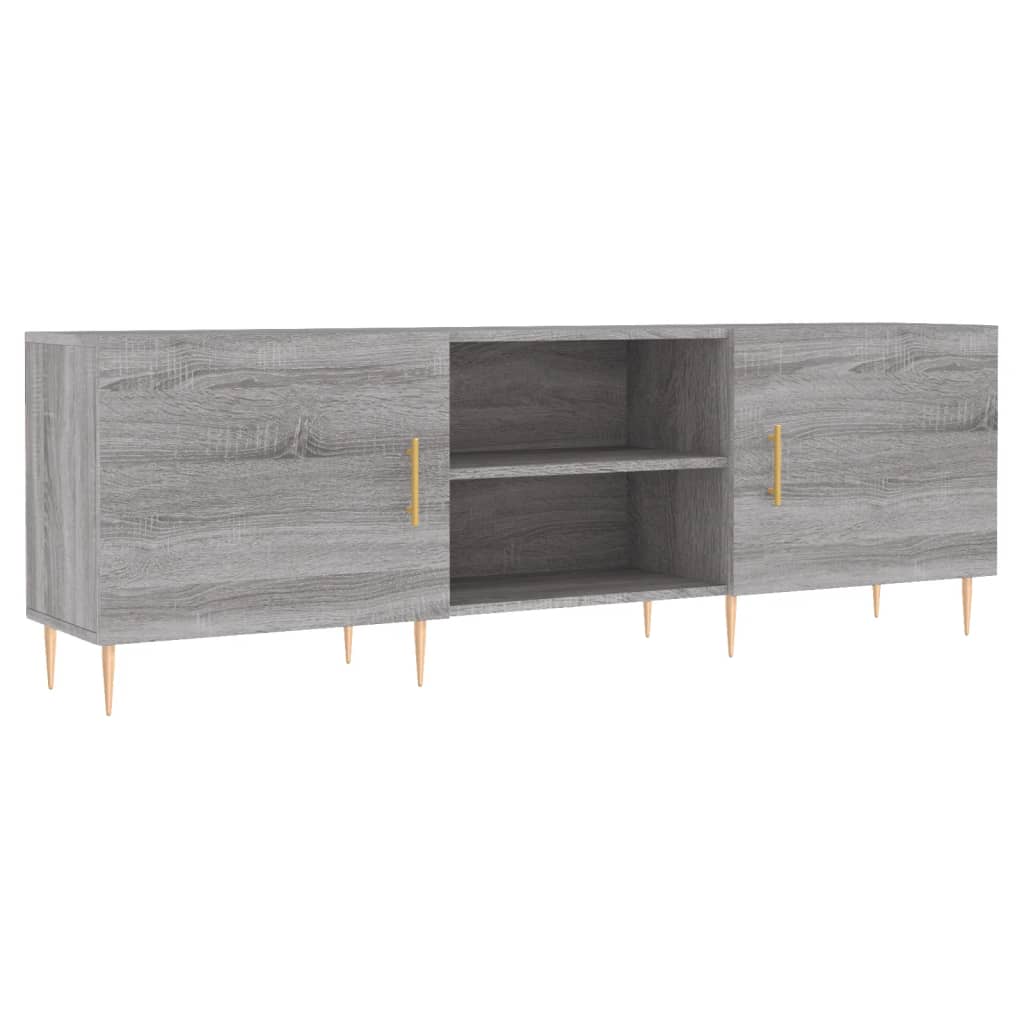 TV Cabinet Gray Sonoma 150x30x50 cm Particleboard
