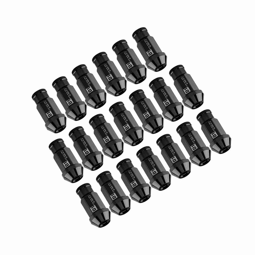 Autoreifenschraube Rennrad Aluminiummutter M12X1.5 (Schwarz)