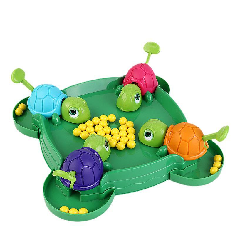 Duo Interactive Kids' Turtle Bean-Eating Game: Parent-Child Educational Fun