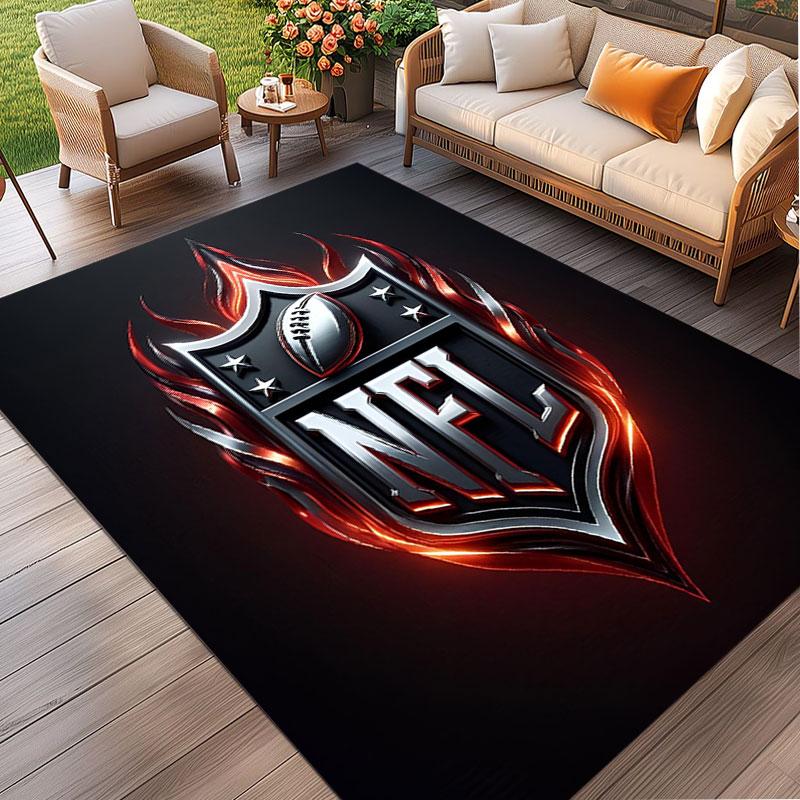 Χαλί με Εκτύπωση NFL, Πλενόμενο Χαλί Δαπέδου, Για Είσοδο, Φοιτητική Εστία, Πλυντήριο, Γραφείο, Μελέτη, Διακόσμηση Σπιτιού, Δώρο Γενεθλίων Χριστουγέννων