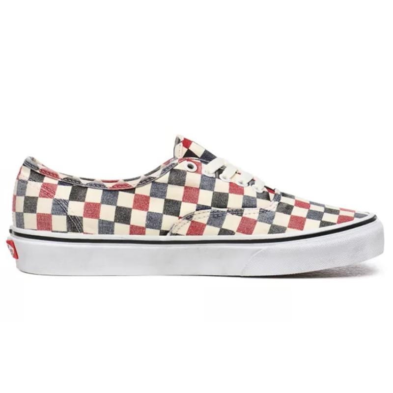 Vans Washed Authentic Black/RedCheckboard Vans VN0A2Z5IWO2