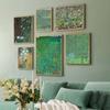 Abstract Graffiti Country Landscape Green Prints Poster Canvas Painting Modern Wall Art Pictures Living Room Bedroom Home Decor