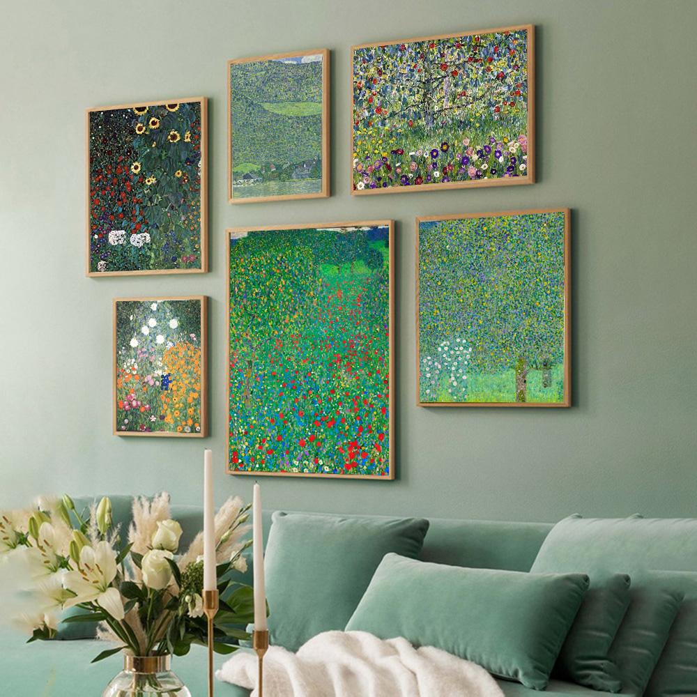 Abstract Graffiti Country Landscape Green Prints Poster Canvas Painting Modern Wall Art Pictures Living Room Bedroom Home Decor