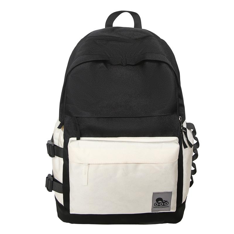 

Рюкзак Школьный рюкзак Сумка для компьютера Легкий и вместительный Школьный рюкзак Унисекс Дорожная сумка чёрный