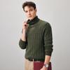 Men's Komom Boka High-Neck 100% Cashmere Cable Knit Sweater