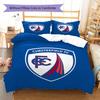Chesterfield F.C.C Vzorované povlečení, Sada přikrývky Povlak na přikrývku Povlak na polštář Domácí Dárek k narozeninám (1 * povlak na peřinu + 2 * povlak na polštář, bez jádra)