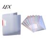 Student Exam Filing Organizer 11 Hole Expandable Binder Folders for 2/3/4 Ring Document Pouch, Plastic Envelopes Soft Color File Organizers