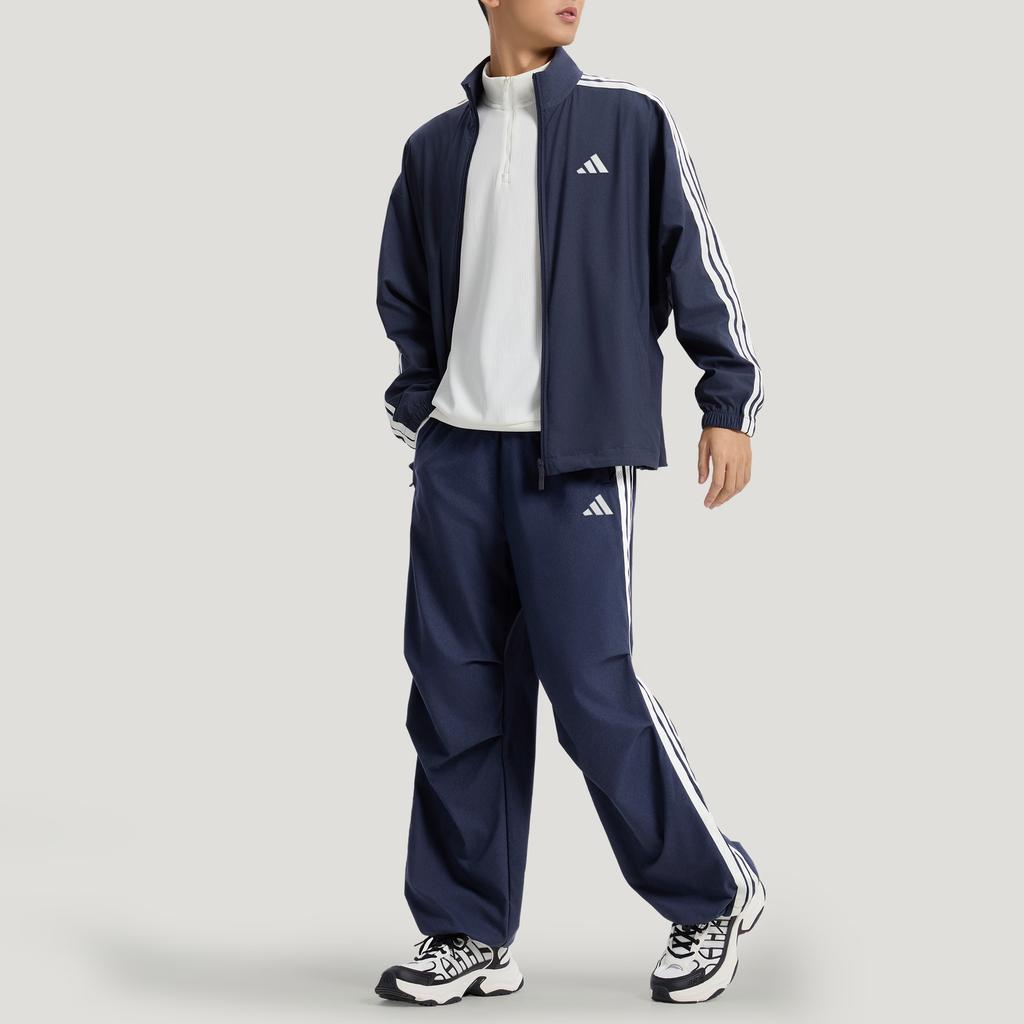 Adidas St 3St Denim Trousers Sun Protection Sports Casual Comfortable Drawstring Striped Quick-Dry Pants Men bottoms KR2537