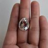 Natural White Topaz Ring, 925 Sterling Silver Ring, Bridesmaid Gift, Teardrop Crystal Ring, Promise Ring, Handmade Ring