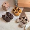 Autumn Girl Princess Shoes Children Comfortable Anti Slip Flat Shoes Kids Anti-slippery Fashion Soft Bottom Leather Shoes