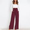 Damen Casual Arbeitsplatz Temperament Hose Locker Gerade Hosen Hosen