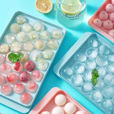 33 Grids Ice Boll Hockey PP Mold Frozen Whiskey Ball Popsicle Ice Cube Tray Box Lollipop Making Gifts Kitchen Tools Accessories