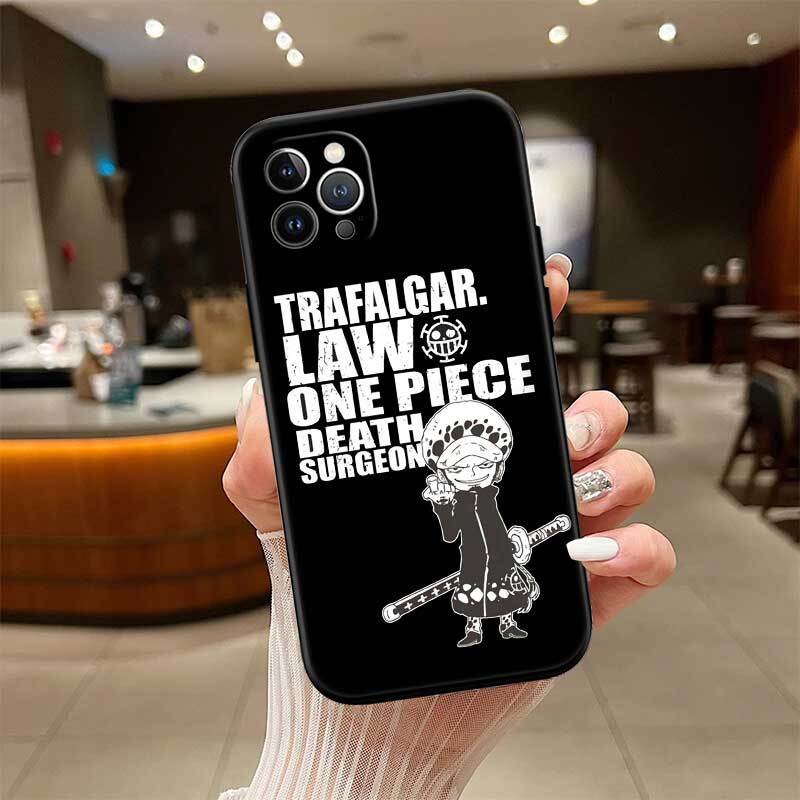 One Piece Law Phone Case for Samsung S20 S21 S21S S22 S23 S24 FE Ultra Plus Lite F06 F16 M06 M16 M56 A07 A17 A36 A37 A55 A57