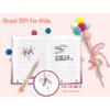 Butterfly Girls Diary with Lock, Set of Diary for Girls Incl. Kids Journal with Lock & Pen (6-Multicolor) Memo Ruler Sharpener Eraser Pink Girls