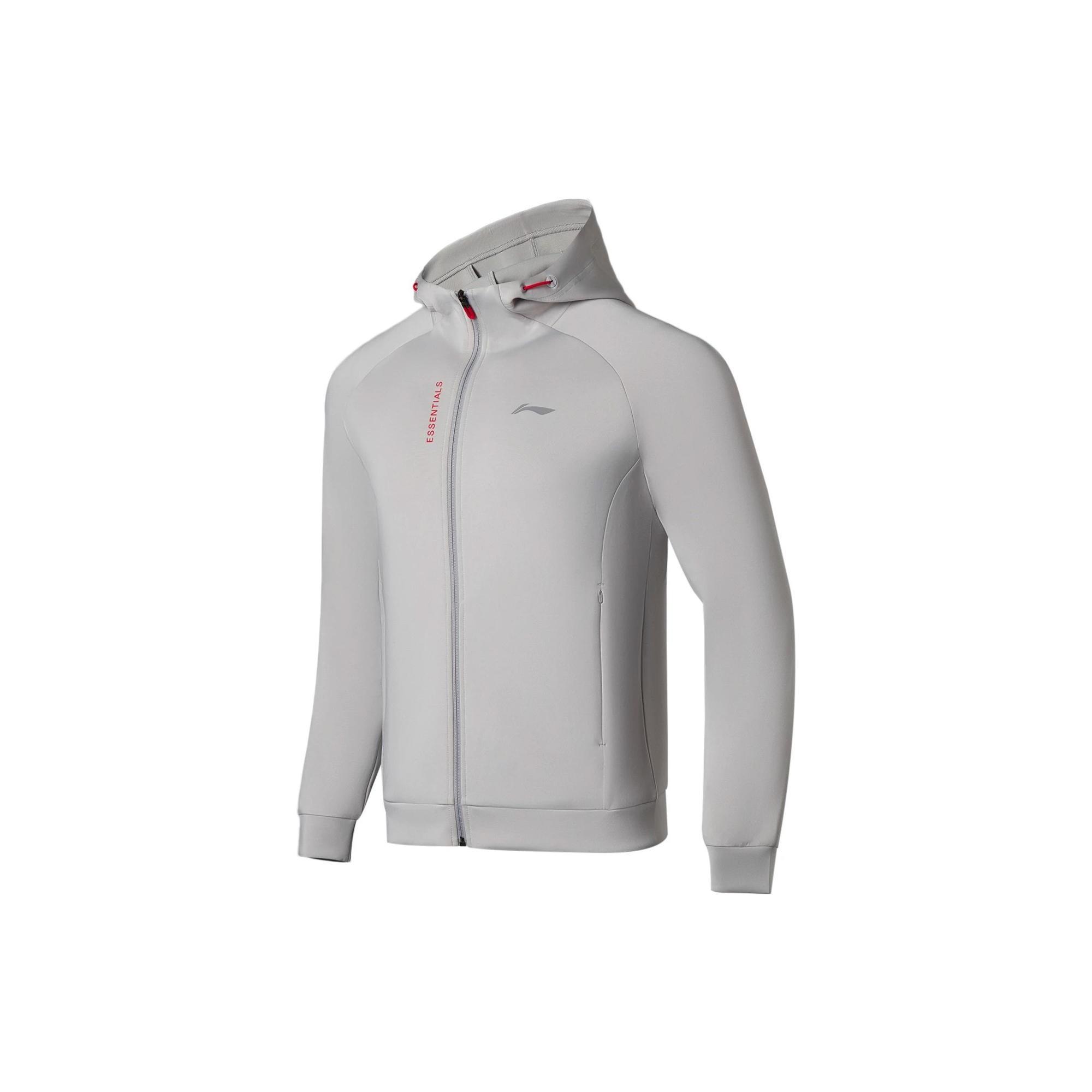 Li-Ning GYM Hooded Coat Grey Men s AWDS791-4 XXXL