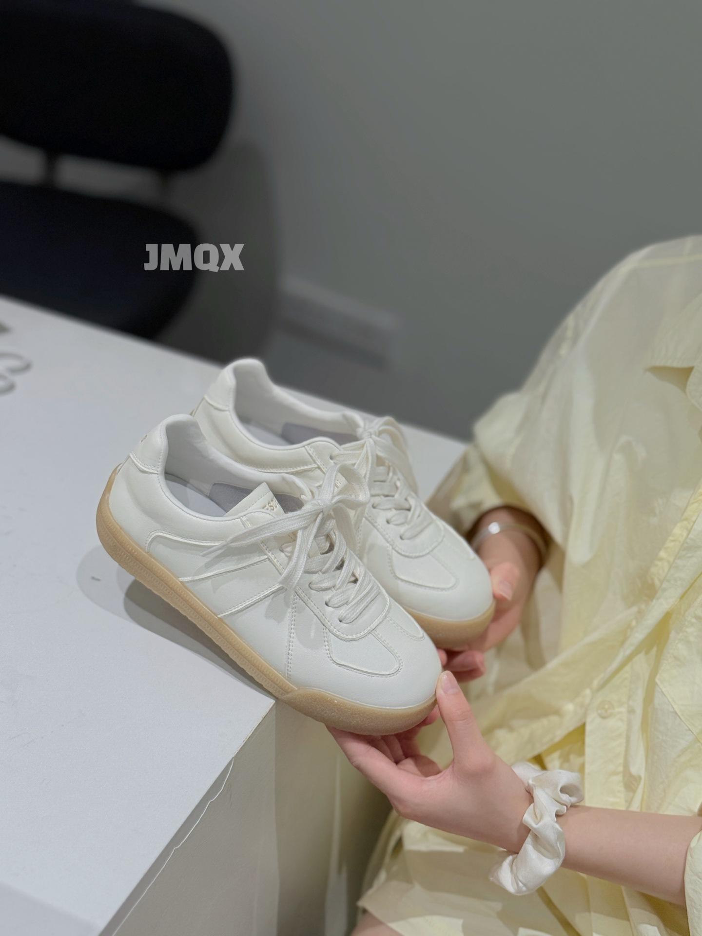 

Summer new soft-soled big head retro genuine leather women s cowhide breathable casual sports board shoes tide 35 бежевый