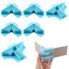 6pcs Corner Guides For Chipboard Boxes Divider Assembly Clamps For Gift Box Making DIY Scrapbooking Book Cover Papers Card