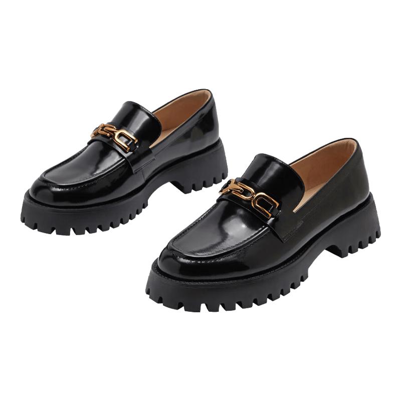 73Hours Phonograph Platform Loafers 38 чёрный