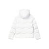 Fila Solid Color Simple Hooded Warm Casual Lightweight Long Sleeve Down Jacket Women Outerwear Cloud-White F11W247902F-WT