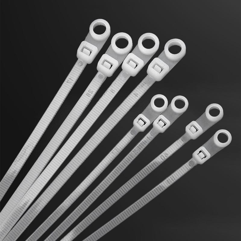 100Pcs Nylon Cable Ties Reusable Wire Ties Locking Nylon Cable Cord Management Adjustable Cord Ties Straps Enduring