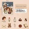 Retro Whispers Sticker Set: Vintage Illustration Journal & Collage Paper