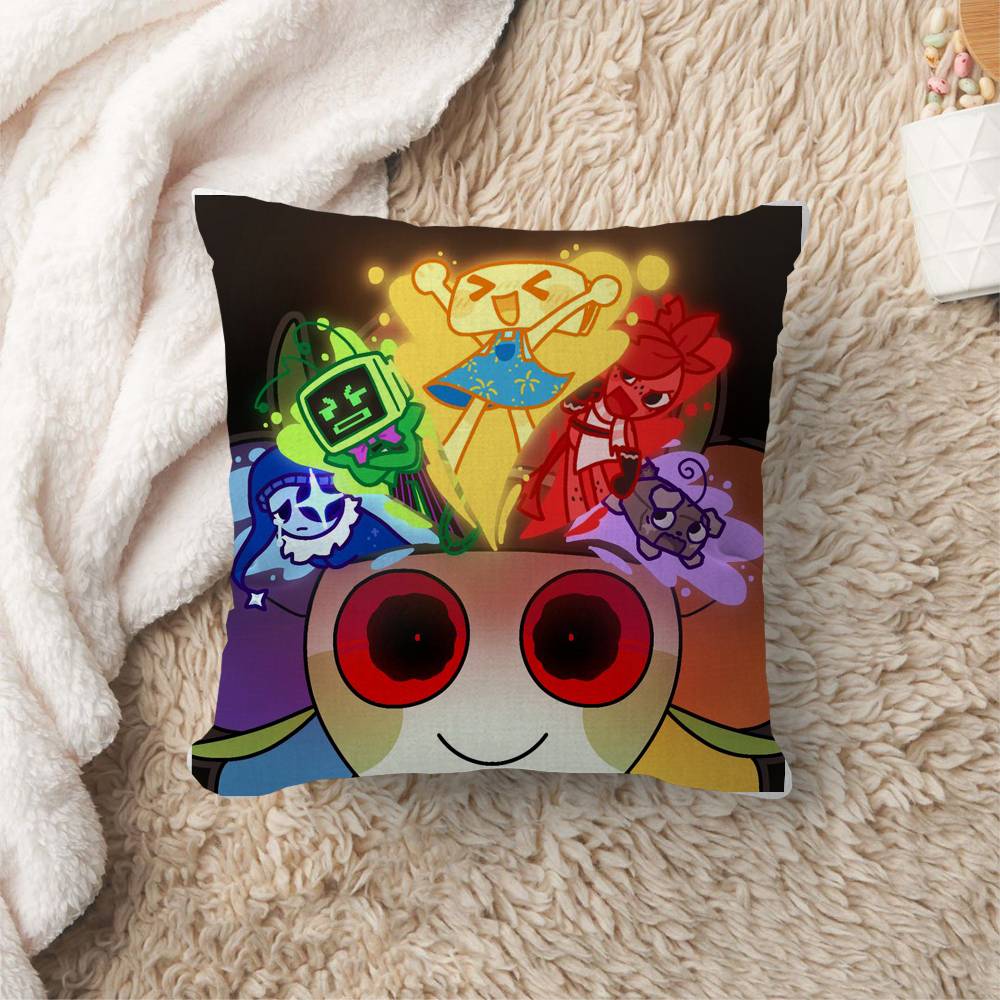 Hot Horror Game Dandys World Pillow Gift Home Office Decoration Bedroom Sofa Car Cushion Cover Case X
