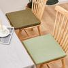 Cotton Linen Seat Cushion Simple Style Breathable Square Office Computer Chair Sitting Cushions Pad Mat for Home Office