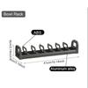 Kitchen Dish Organizer Space Aluminum Plate Holder Cabinet Bowl Storage Shelf Adjustable Tableware Storage Rack Dish Drainer