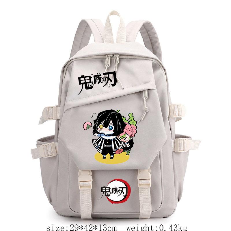 Japan Cartoon Comics Demon Slayer Instagram Backpack, Japanese Retro Style, Large Capacity Student Backpack 0016 KTB