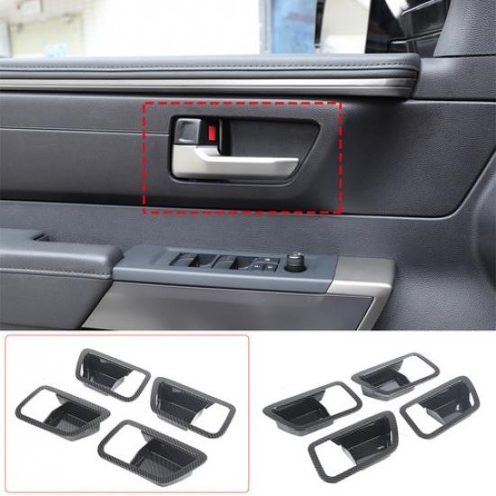 ABS Carbon Fiber Inner Door Bowl Trim Cover For Toyota Tundra/Sequoia -24