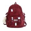Simple High Capacity Middle School Student Backpack Breathable Waterproof Schoolbags for Girls Birthday Gifts Back To School Season