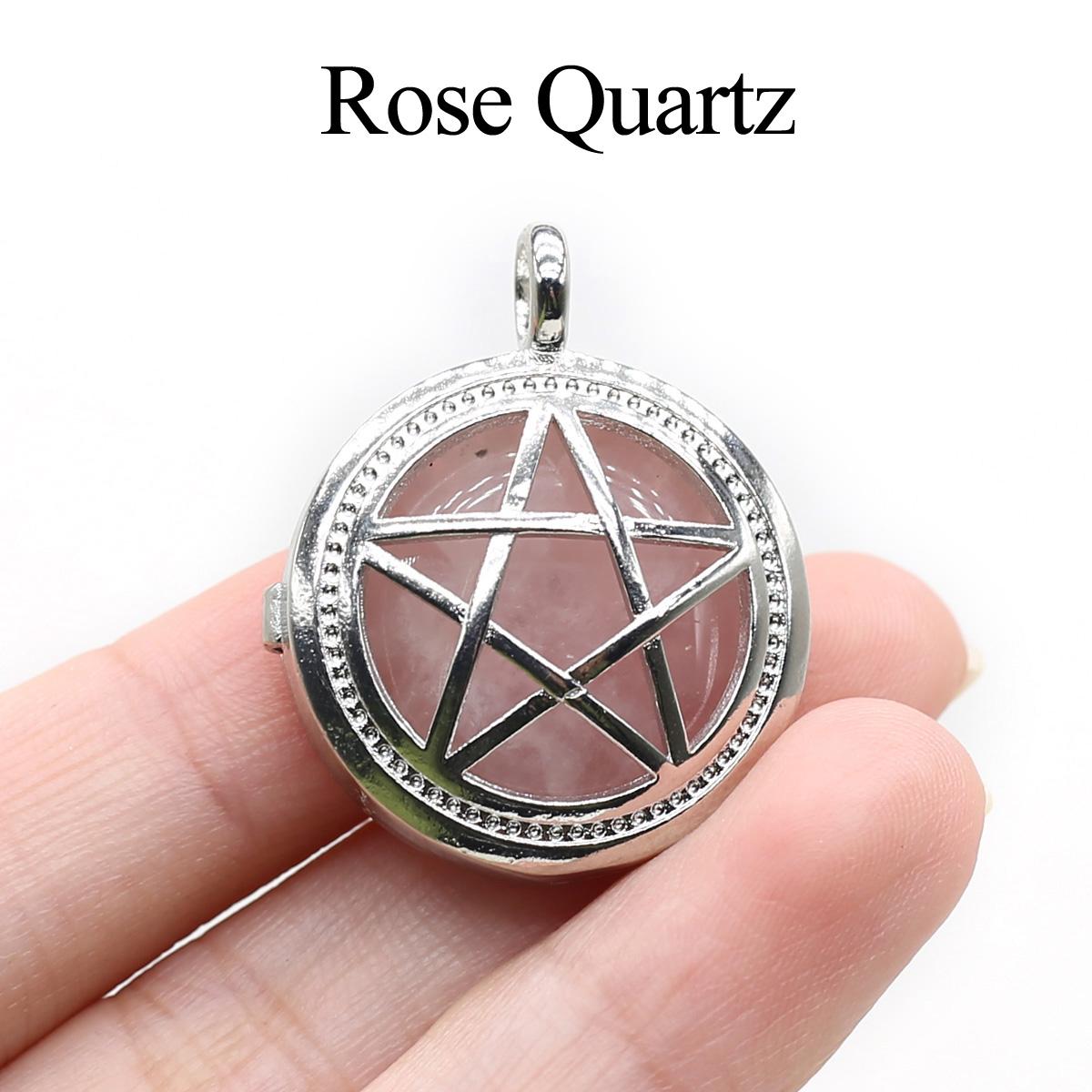 

1 шт. Подвеска в виде пентаграммы из натурального камня, подвески в виде кристалла бохо-опала и аметиста для самостоятельного изготовления ювелирных изделий, ожерелий, подарков на Рамадан 1Pc/2.6×3cm