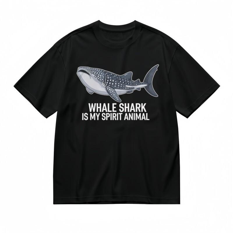 Women's Comfortable Classic T-Shirt Whale Shark Spotted Pattern Design Tee USA