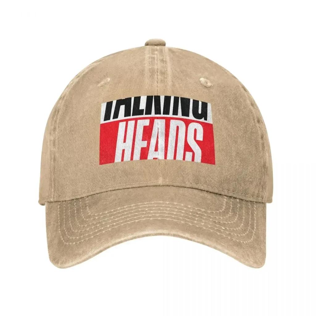 Talking Heads - Logo Essential Baseball Cap New In Hat Fun Hats Unique Hats Luxury Woman Cap Girl Men's
