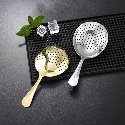 Colador Julep Profesional Cómodo Rejilla Acero Inoxidable 304 Mango Ergonómico Colador de Cócteles Cuchara Utensilios de Cocina
