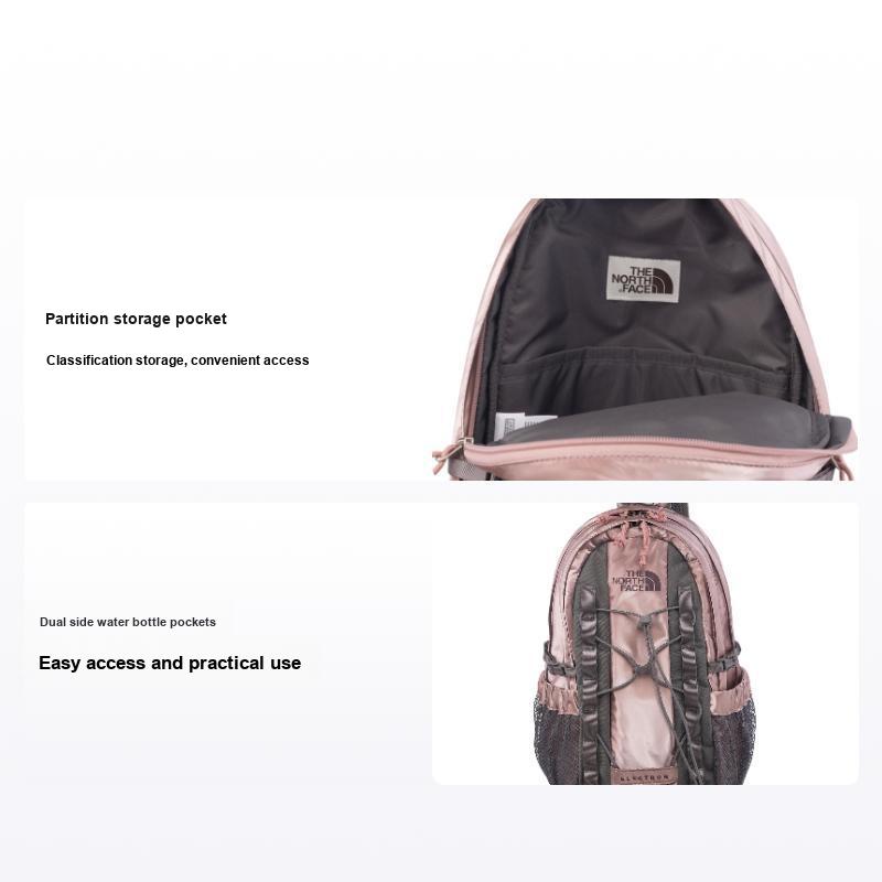 The North Face Logo Print Chest Bag Outdoor Women bags Pink NN2PR01M Pink