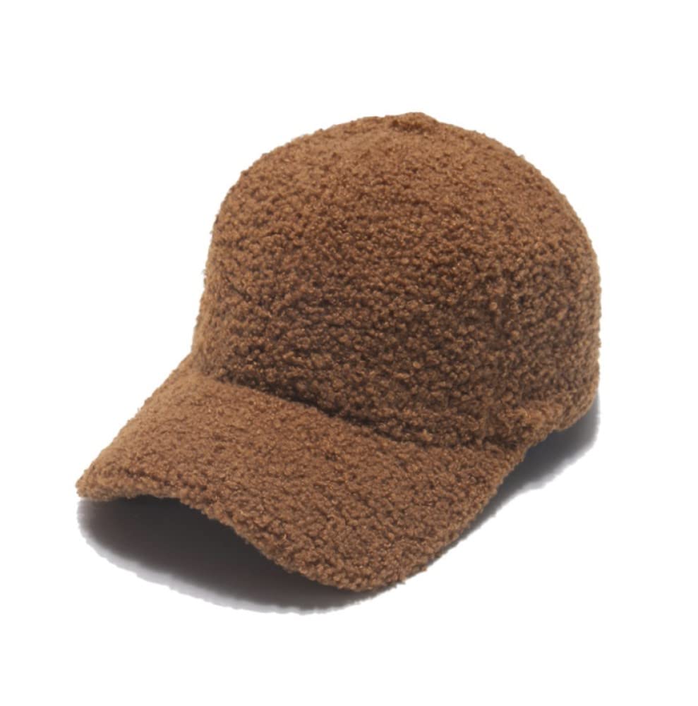 

Пушистая бейсболка для активного отдыха [ZRMU] Кепка, шапка, кепка, однотонная, с начесом, для катания на лыжах, для сноуборда, женская (коричневый)